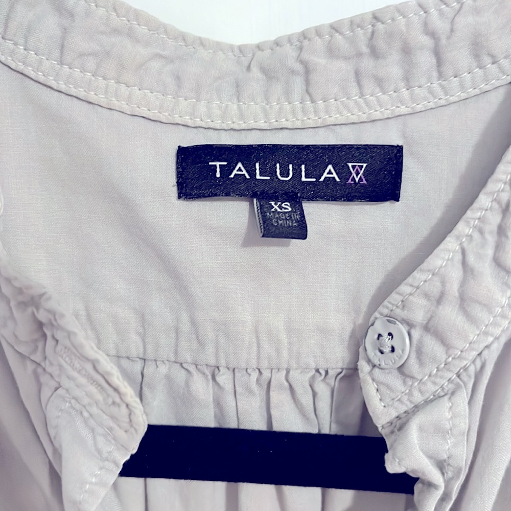 Aritzia Talula Drawstring Button Down Summer Dres… - image 5